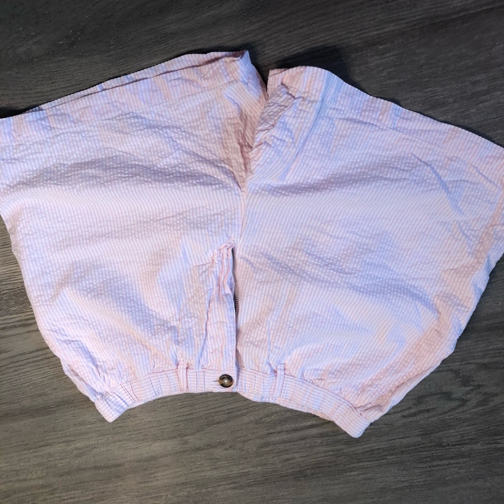 Chubbies pink seersucker shorts